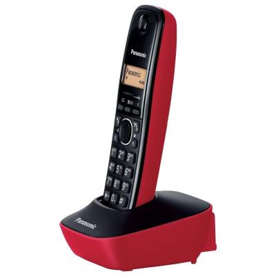 TELÉFONO INALÁMBRICO DECT PANASONIC KX-TG1611JTR NEGRO/ROJO -