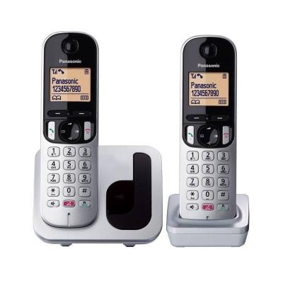 Teléfono Inalámbrico Panasonic KX-TGC252SPB/ Pack DUO/ Plata