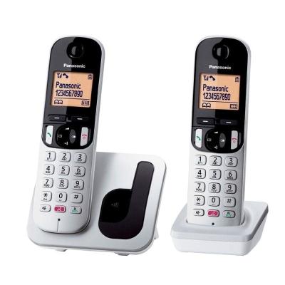 Teléfono Inalámbrico Panasonic KX-TGC252SPB/ Pack DUO/ Plata