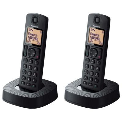 TELEFONO INALAMBRICO DECT PANASONIC KX-TGC312 NEGRO - PACK DUO