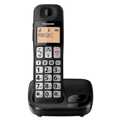 TELÉFONO INALÁMBRICO DECT PANASONIC KX-TGE110JTB NEGRO -