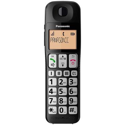 TELÉFONO INALÁMBRICO DECT PANASONIC KX-TGE110JTB NEGRO -