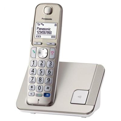 Teléfono Inalámbrico Panasonic KX-TGE210SPN/ Dorado