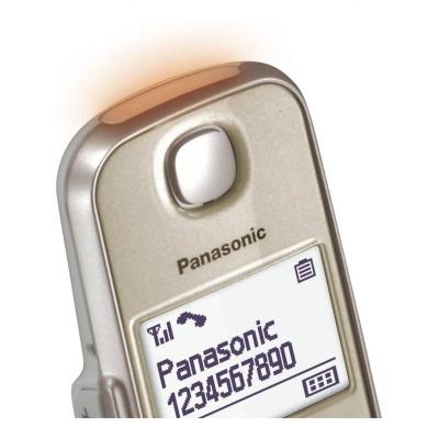 Teléfono Inalámbrico Panasonic KX-TGE210SPN/ Dorado