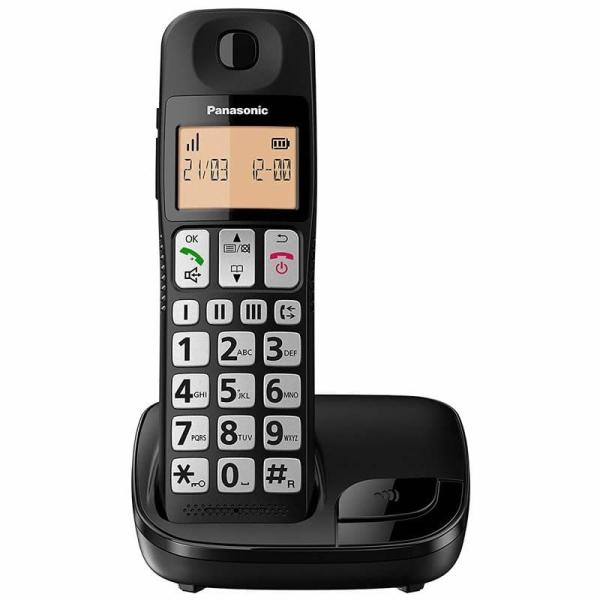 Teléfono Inalámbrico Panasonic KX-TGE310SP/ Negro