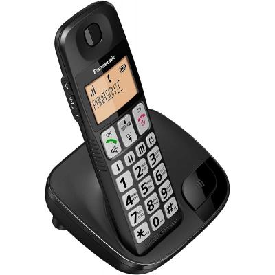 Teléfono Inalámbrico Panasonic KX-TGE310SP/ Negro