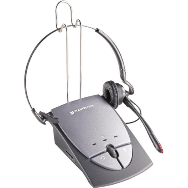 PLANTRONICS AURICULAR - AMPLIFICADOR S12 - DIADEMA - AJUSTE TONO+VOL-MUTE - 6 POS.CONEX - TLF.FIJO