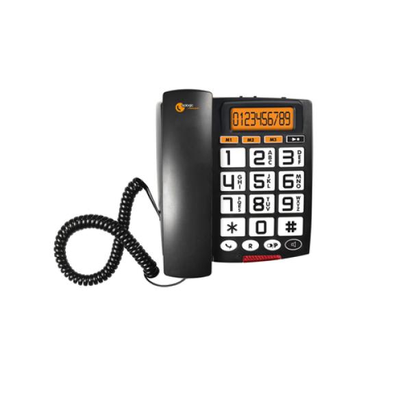 Teléfono Topcom TS-6651/ Negro