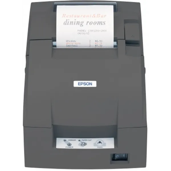 Impresora de Tickets Epson TM-U220B/ Ancho papel 76mm/ USB/ Negra