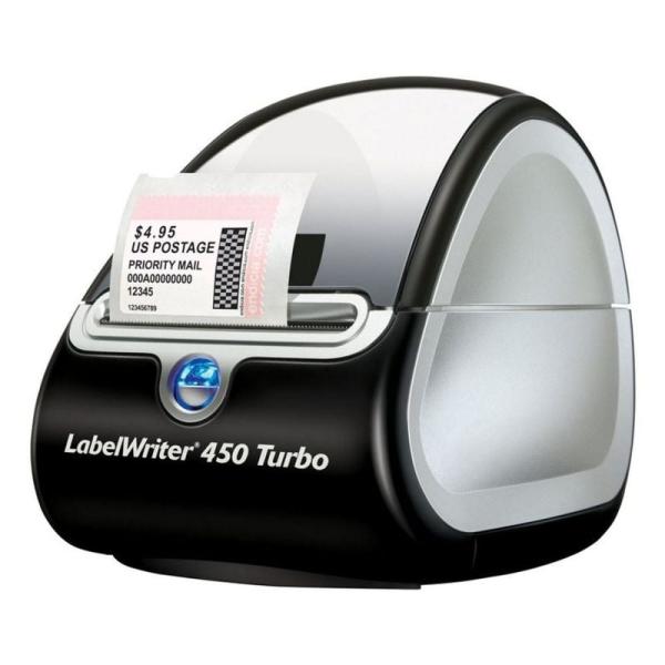 Impresora de Etiquetas Dymo LabelWriter 450 Turbo S0838840/ Térmica/ USB/ Negra y Gris