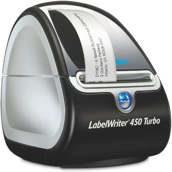 Impresora de Etiquetas Dymo LabelWriter 450 Turbo S0838820/ Térmica/ USB/ Negra y Gris