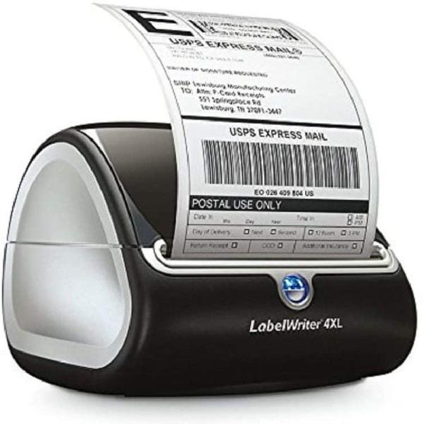 Impresora de Etiquetas Dymo LabelWriter 4XL S0904950/ Térmica/ Ancho etiqueta 104mm/ USB/ Negra y Gris