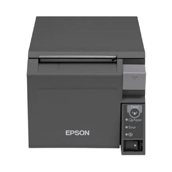 IMPRESORA DE TICKETS TÉRMICA EPSON TM-T70II NEGRA - VELOCIDAD 250 MM/S - CARACTERES ANK - CORTE PARCIAL - PARALELO - USB