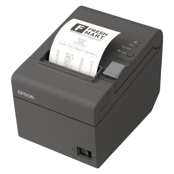 IMPRESORA DE TICKETS TÉRMICA EPSON TM-T20II - VELOCIDAD 200MM/S - ROLLO 80MM - CORTE PARCIAL - ETHERNET