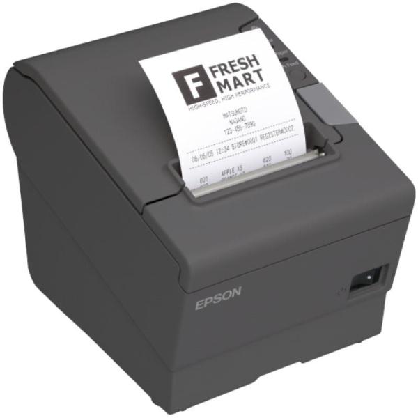 Impresora de Tickets Epson TM-T88 V/ Térmica/ Ancho papel 80mm/ USB-Paralelo/ Negra