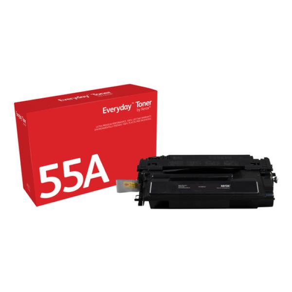 Tóner compatible Xerox 006R03627 compatible con HP CE255A/CRG-324/ 6000 páginas/ Negro