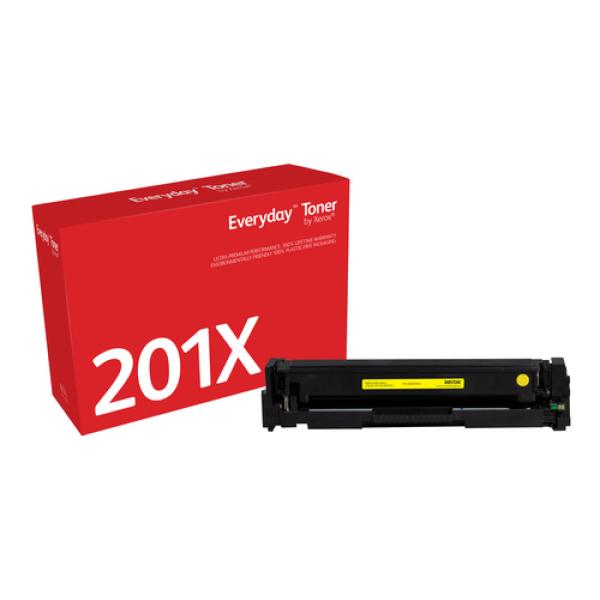 Tóner compatible Xerox 006R03694 compatible con HP CF402X/CRG-045HY/ 2300 páginas/ Amarillo