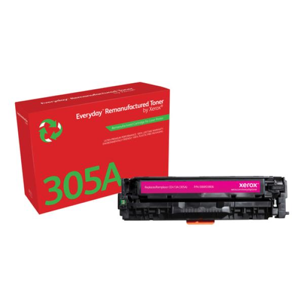 Tóner compatible Xerox 006R03806 compatible con HP CE413A/ 2600 páginas/ Magenta