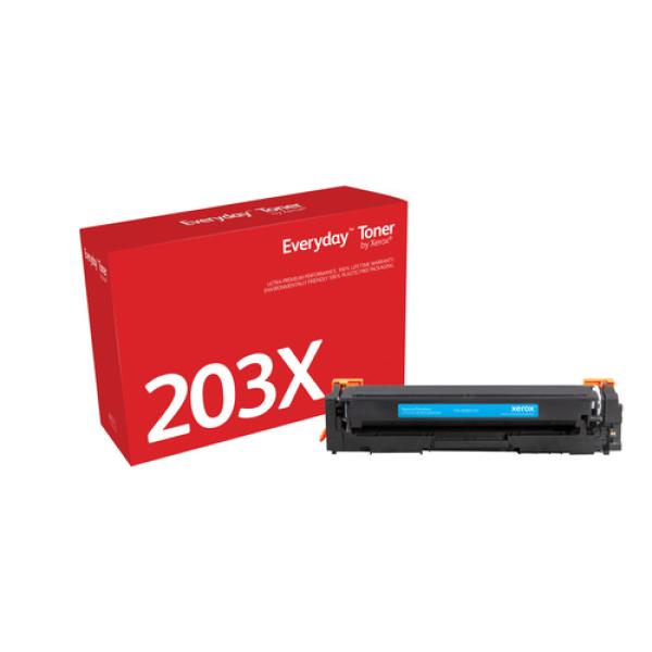 Tóner compatible Xerox 006R04181 compatible con HP CF541X/CRG-054HC/ 2500 páginas/ Cian