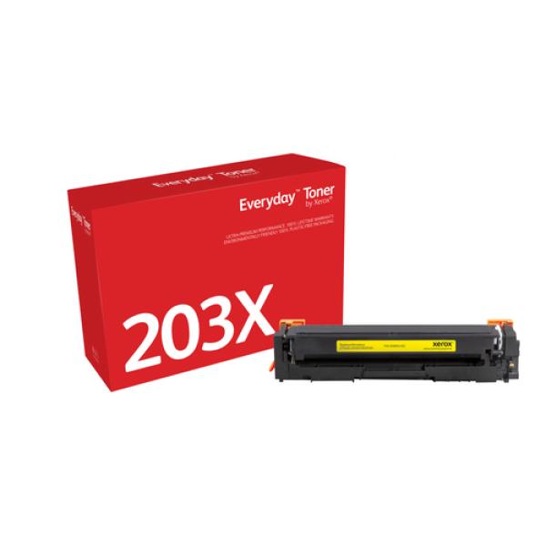 Tóner compatible Xerox 006R04182 compatible con HP CF542X/CRG-054HY/ 2500 páginas/ Amarillo