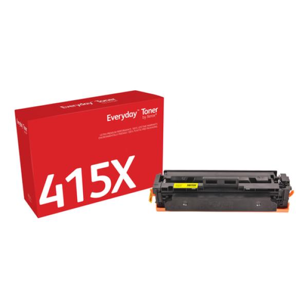 Tóner compatible Xerox 006R04190 compatible con HP W2032X Alta Capacidad/ 6000 páginas/ Amarillo