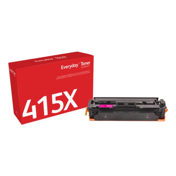 Tóner compatible Xerox 006R04191 compatible con HP W2033X Alta Capacidad/ 6000 páginas/ Magenta