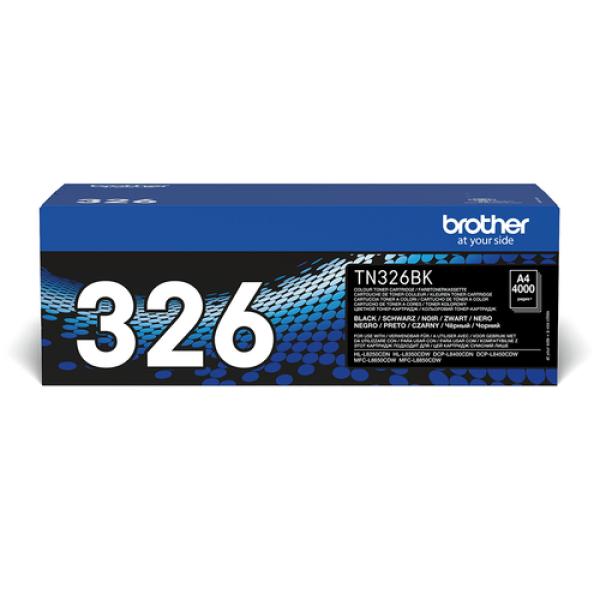 Tóner Original Brother TN-326BK Alta Capacidad/ Negro