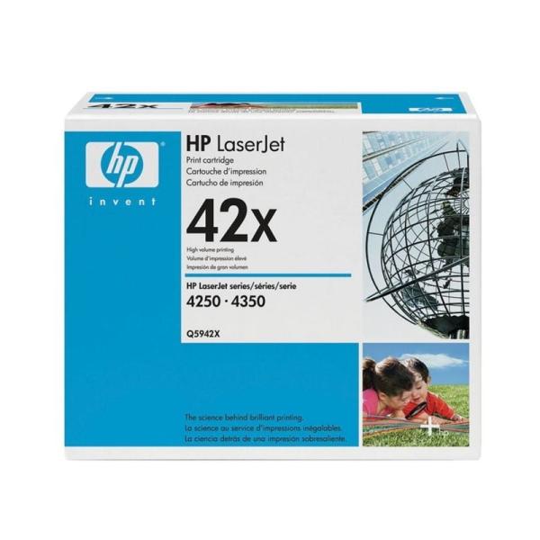 Tóner Original HP nº42X XL Alta Capacidad/ Negro