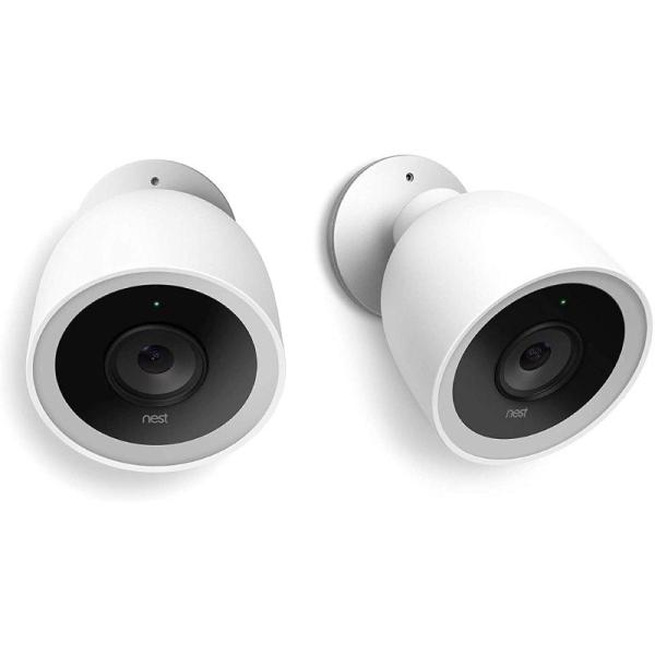 SET 2 CÁMARAS VIGILANCIA PARA INTERIOR GOOGLE NEST NC1200IT - VISIÓN NOCTURNA AVANZADA - CLEAR ZOOM - RECIBE ALERTAS MOVIMIENTO