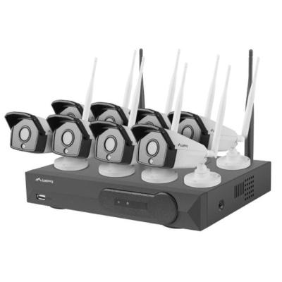 KIT WIFI NVR LANBERG ICS-0808-0013 - 8*CAMARAS 1.3 MP -