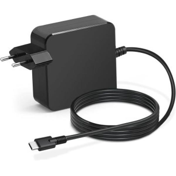 Cargador Universal Usb-c 65w Cable 1,8m, Color Negro.