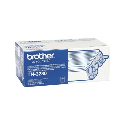 Tóner Original Brother TN-3280 Alta Capacidad/ Negro