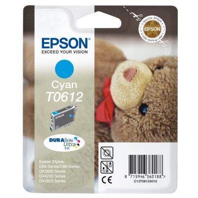 Cartucho de Tinta Original Epson T0612/ Cian Pigmentado