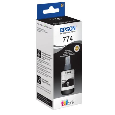 Botella de Tinta Original Epson T7741/ Negro