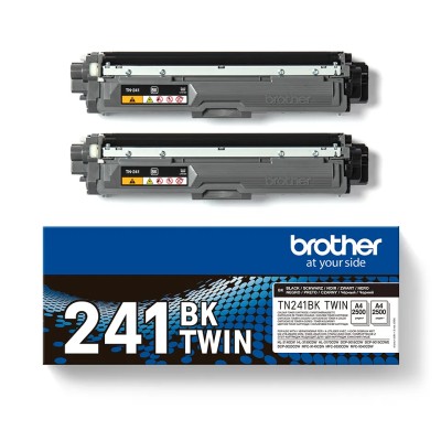 Tóner Original Brother TN241BKTWIN Multipack/ 2x Negro