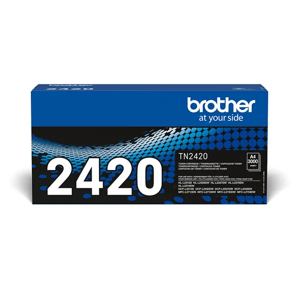 Tóner Original Brother TN-2420 Alta Capacidad/ Negro