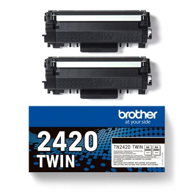 Tóner Original Brother TN2420TWIN Multipack XL Alta Capacidad/