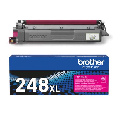 Tóner Original Brother TN248XLM Alta Capacidad/ Magenta