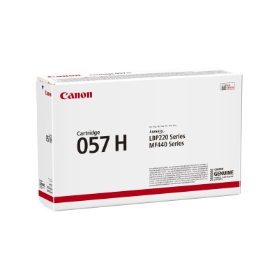 Tóner Original Canon i-SENSYS nº057H Alta Capacidad/ Negro