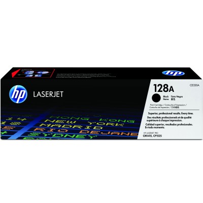 HP 128A Negro Original | Tóner CE320A