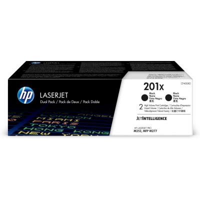 HP 201X Alta Capacidad Multipack 2x Negro Original | Tóner