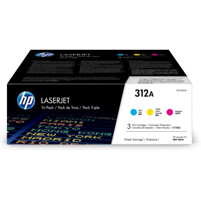 HP 312A Multipack Cian Magenta Amarillo Original | Tóner CF440AM