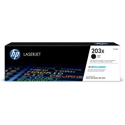 HP 203X Alta Capacidad Negro Original | Tóner CF540X