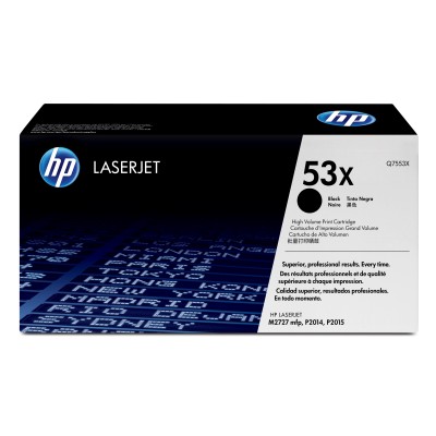 HP 53X Alta Capacidad Negro Original | Tóner Q7553X