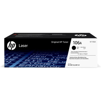 HP 106A Negro Original | Tóner W1106A