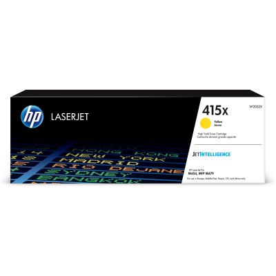 HP 415X Alta Capacidad Amarillo Original | Tóner W2032X