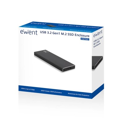 Ewent ew7023 caja externa ssd m2 USB 3.1 aluminio