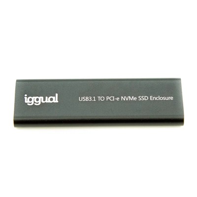 Iggual caja externa USB-c 3.1 ssd m.2 nvme y sata