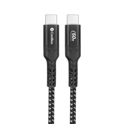 Coolbox cable usb-cusb-c 60w carga