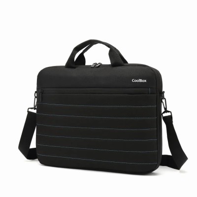 Coolbox maletin portatil 14" negro-impermeable